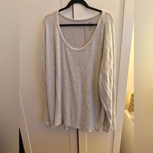 Sonoma Women's Gray Long Sleeve Top